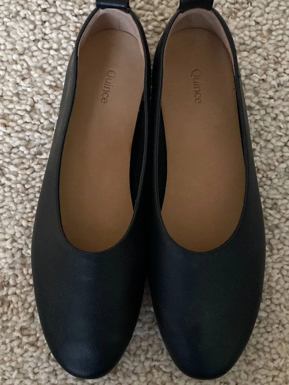 Quince Italian Leather Glove Ballet Flat - Size 7.5 - Black - New! - Picture 3 of 8